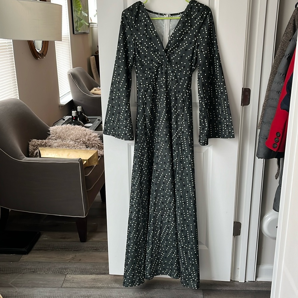 Bohemian Green Lightweight Fabric Womens Dress in size Small
